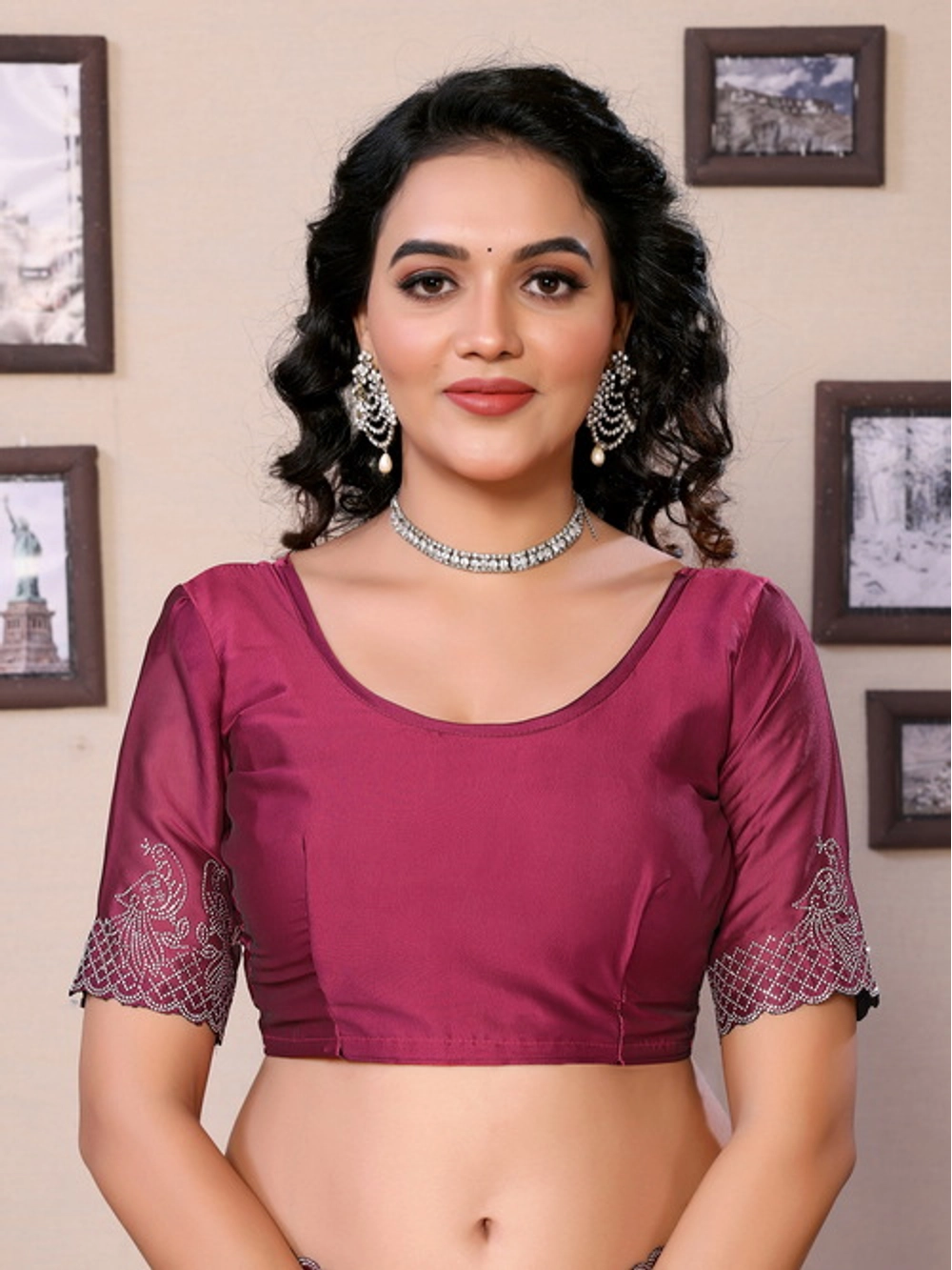 Pink Embellished Rangoli Silk Saree For Women