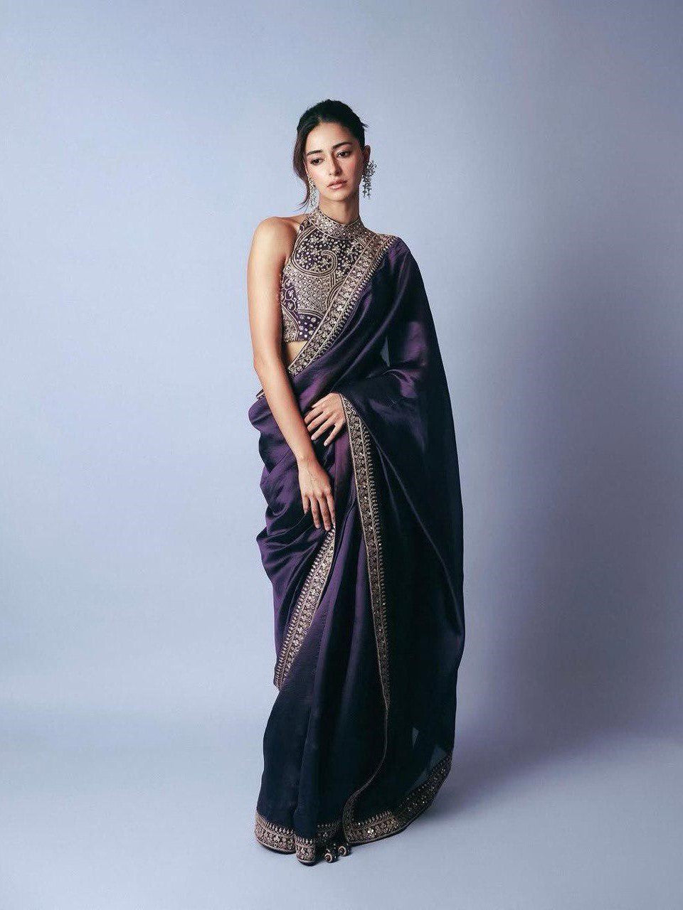 Rangoli silk saree with Banglori blouse - Rheycart