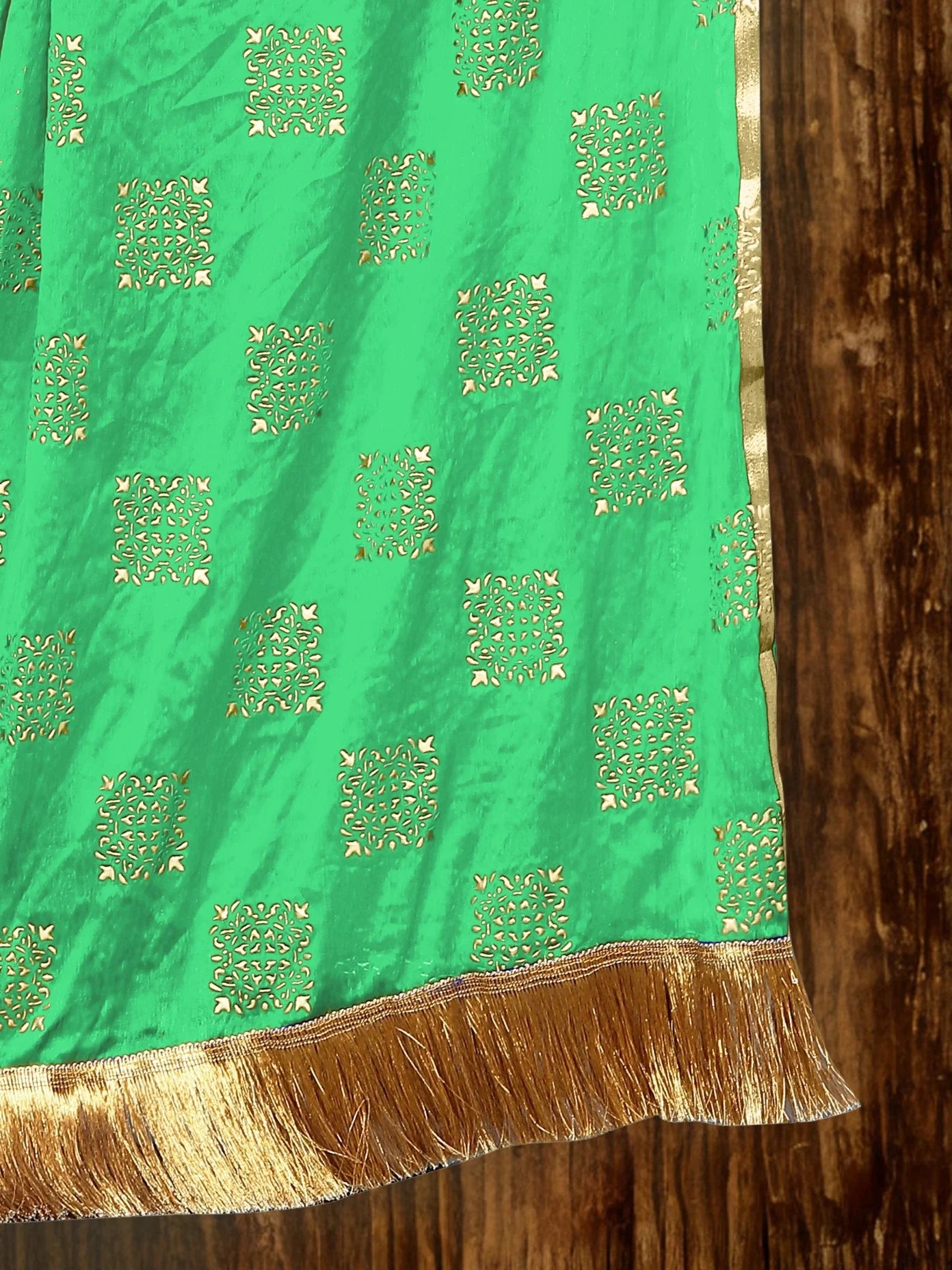 Parrot Green Chiffon Dupatta