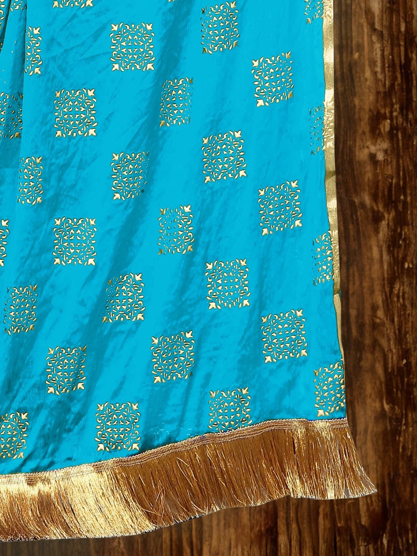 Chiffon Sky Blue Dupatta