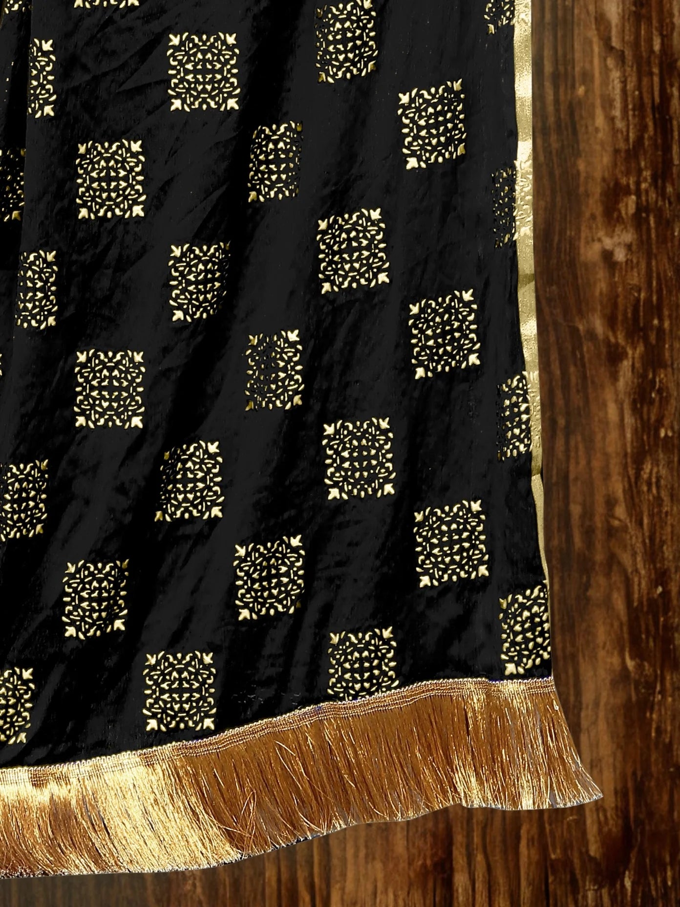 Chiffon Black Dupatta