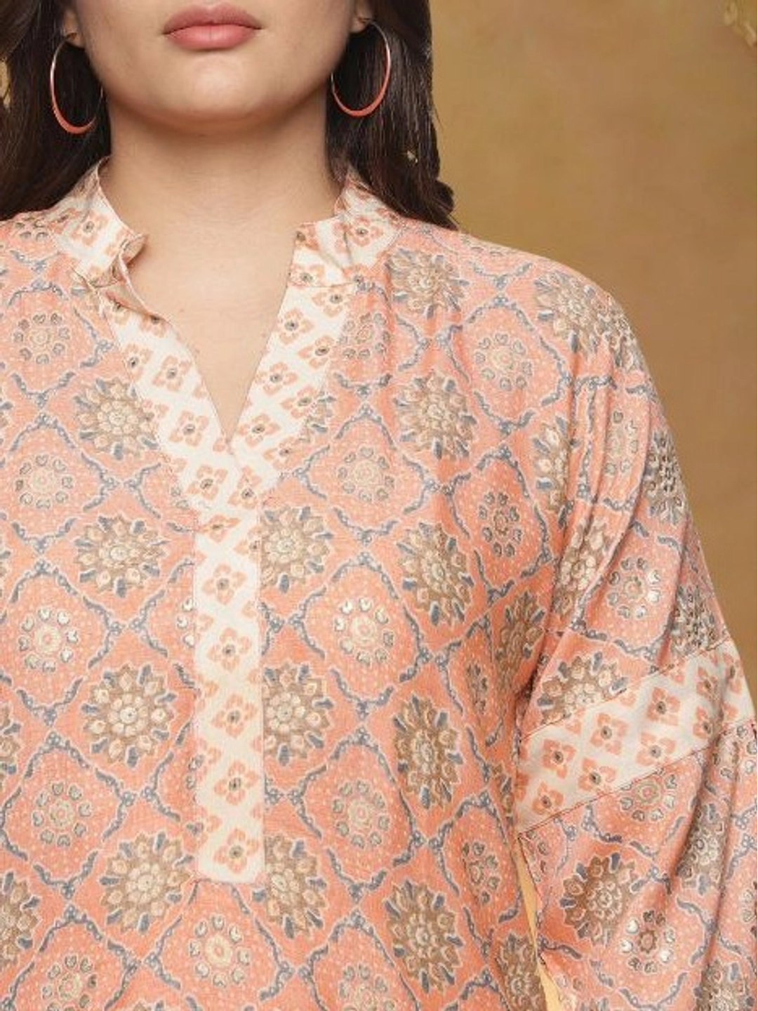 Floral Printed Rayon Kurta Sets For Women - Rheycart