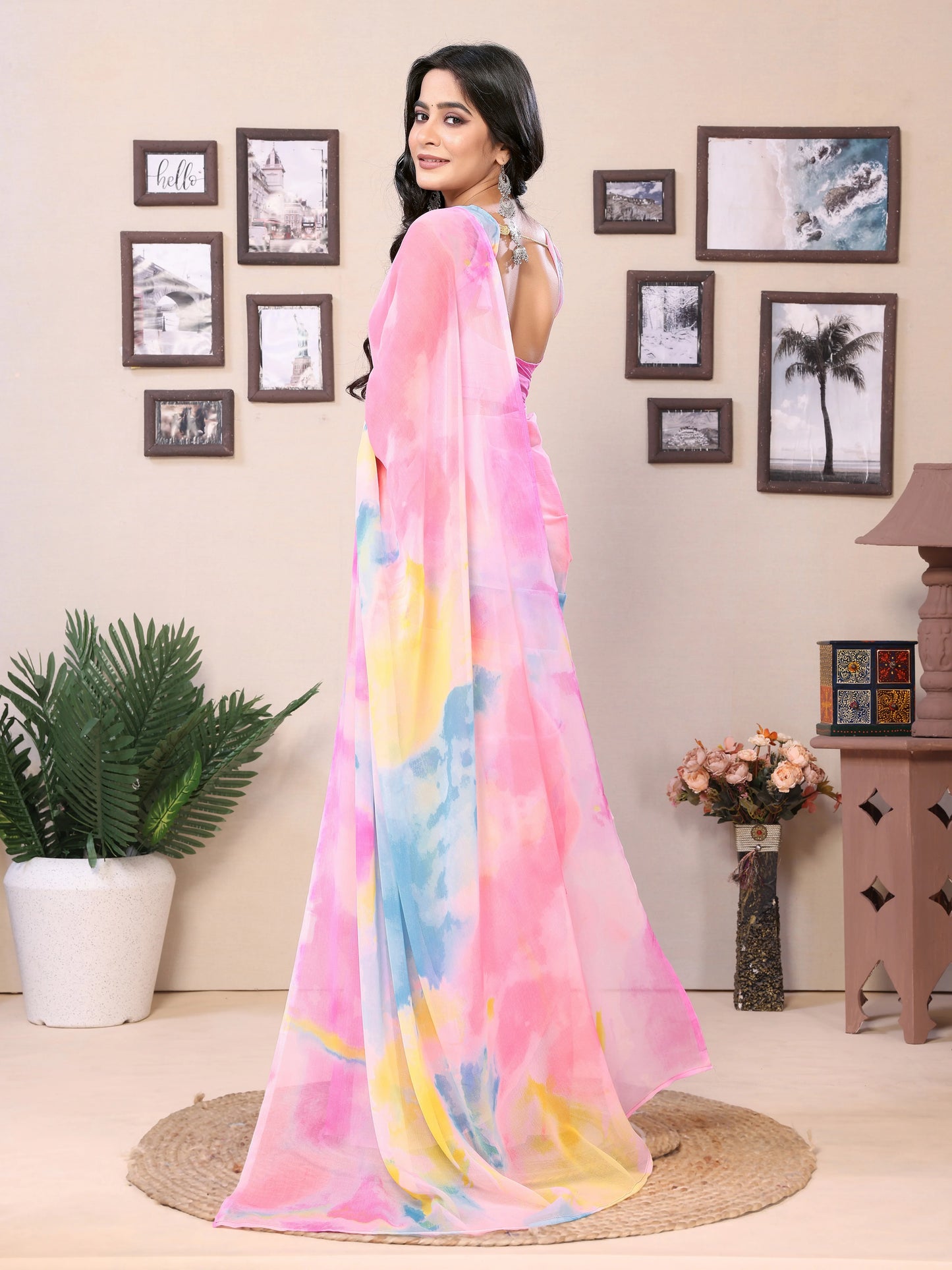 Lightweight daily wear saree